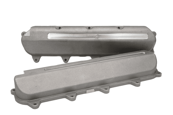 Katech Gen 5 Cast Aluminum Valve Covers | Dry Sump Slotted
