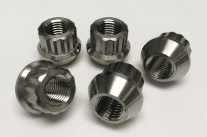 Katech Titanium Lug Nuts, 12pt 12x1.5mm